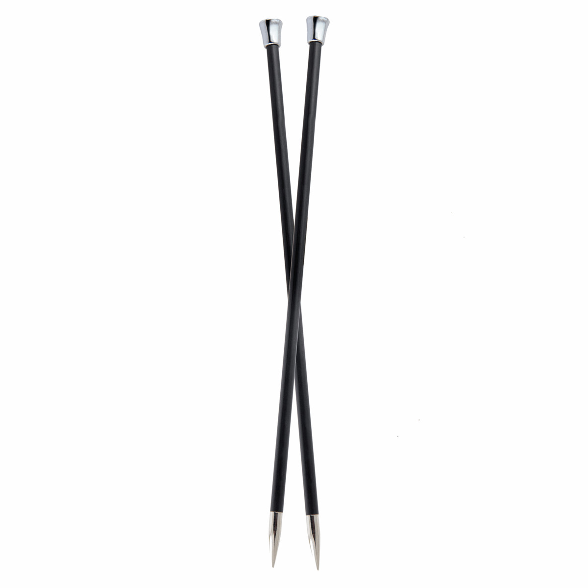 KnitPro Karbonz: Knitting Pins: Single-Ended: 25cm x 4.00mm - Image 2