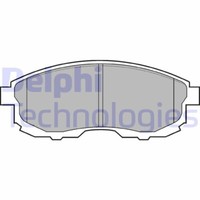 Delphi LP812 Bremsbelagsatz, Scheibenbremse Passend FüR Nissan