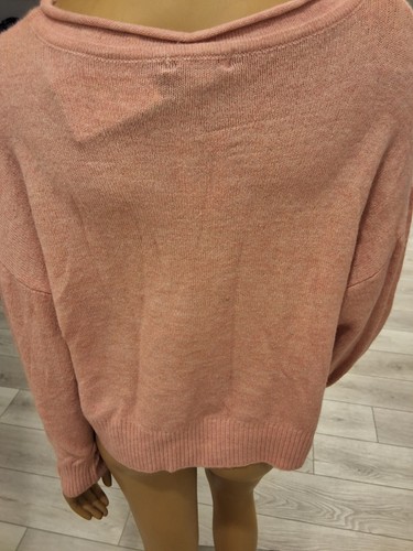 Sincerely Jules Womens NEW Long Sleeve Rounded folded over neckline S Sweater - Picture 4 of 9