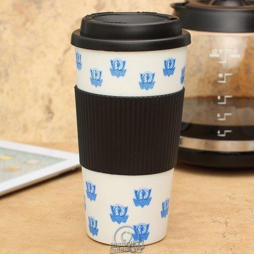 NBA Dallas Mavericks 16 Oz Plastic Tumbler Travel Cup Hot/Cold Coffee Mug Lid - Picture 1 of 4