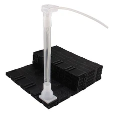 Aquarium Fish Tank Undergravel Plastic Filter Board Air Tube 28pcs Black