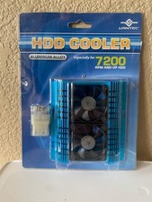 New Aluminum HDD Cooler Hard Disk Drive Cooler 4 Pin Twin Fan - HDC-502A