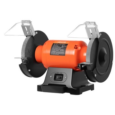 VEVOR Bench Grinder 8-inch Bench Grinder 750W 3450RPM High-Speed Table Grinders
