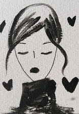 Aceo Original Mixed Media Art