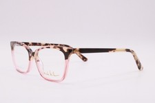 NEW NICOLE MILLER NMP812 C02 TORTOISE CLEAR PINK AUTHENTIC EYEGLASSES 50-15