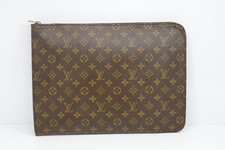 Louis Vuitton Monogram Tela Poche Documenti 38 Custodia per Laptop M53456