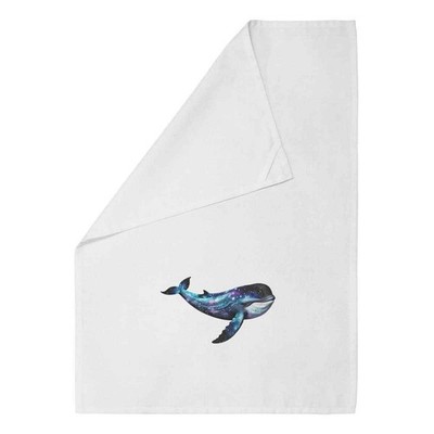 Geschirrtuch/Geschirrtuch 'Cosmic Whale' weiß Baumwolle (TW00081121)