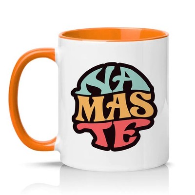 Namaste Unisex 11 Unzen Keramiktasse Yogalehrer spirituelles Geschenk für Sie & Ihn