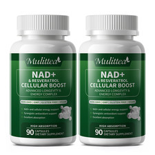 180Ct NAD Supplement Capsules for Brain Function, Anti Aging  Cell Regeneration