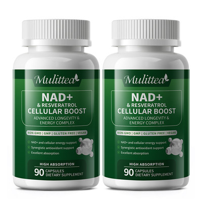 180Ct NAD Supplement Capsules for Brain Function, Anti Aging & Cell Regeneration