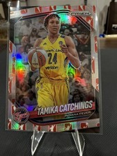 2025 Panini Prizm WNBA #60 Tamika Catchings Silver WNBA LOGO 
