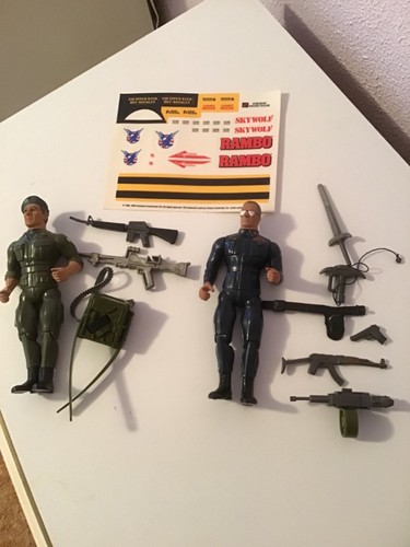 Figurine Vintage Madison Rambo Trautman - Guerrier Rare Des Années 80 (style MOTU)