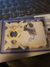 2025 Topps Diamond Icons Orelvis Martinez Autographed Relic Card /25 Blue Jays