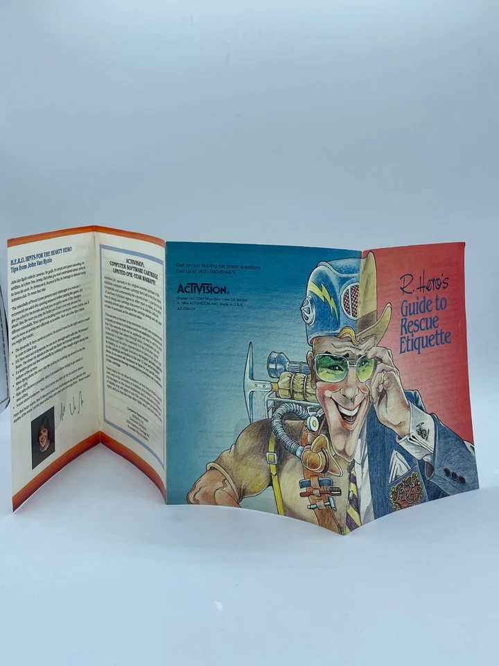 H.E.R.O. Manual Atari - Image 4 of 4