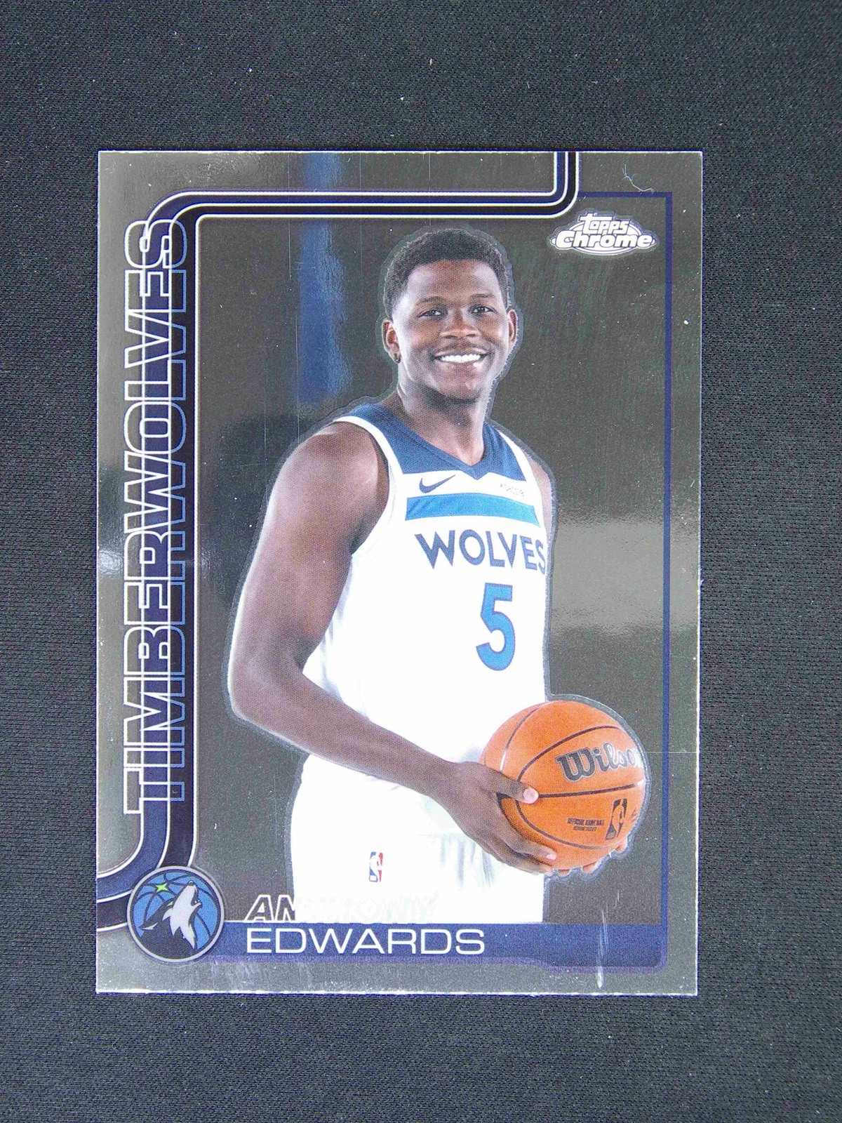 2025-26 Topps Chrome #151 Anthony Edwards Variation