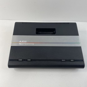 Atari 7800 Video Game Console With Controllers Tested