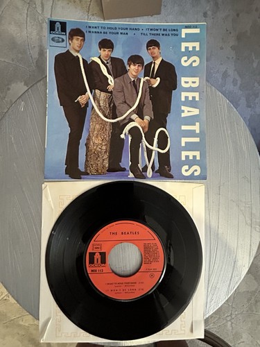 THE BEATLES Odeon MEO 112 I Want To Hold Your Hand +3 France EP/Picture Sleeve - Picture 4 of 7