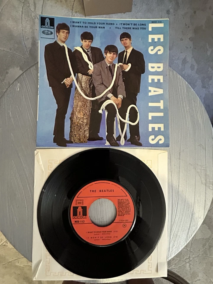 THE BEATLES Odeon MEO 112 I Want To Hold Your Hand +3 France EP/Picture Sleeve - Image 4 of 4