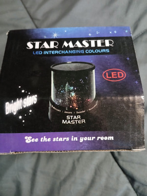Star Master LED Color Changing Night Light Projector Multicolor Indoor Bedroom