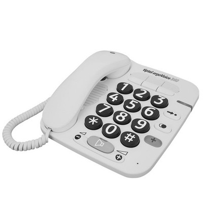 Tiptel Ergovoice 240 Senior Phone Hearing Aids Compatible Emergency Call Handsfree