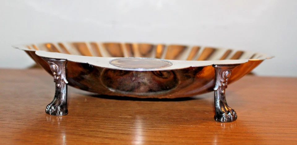Vintage Federal Silver Co Clam Shell Serving Bowl Dish - Image 3 of 4