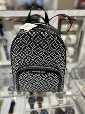MICHAEL KORS JAYCEE MEDIUM BACKPACK MK GRAPHIC LOGO GLITTER  display picture 2