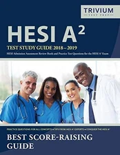 HESI A2 Study Guide 2018-2019: HESI Admission Assessment Review Book - VERY GOOD