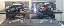 Set of 4 Ford fiesta WRC Modelcars 1 /43 Excellent!