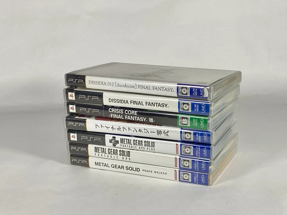 Lot7 PSP Metal Gear Solid P.W. , OPS , Plus & Final Fantasy 0 , 7 , Dis , Dis012 - Image 3 of 4