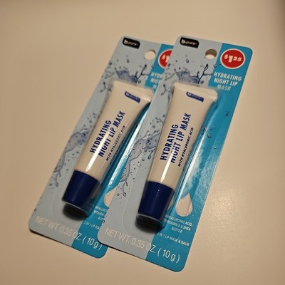 (2) B-Pure Hydrating Night Lip Mask Hyaluronic Acid, Vitamin E & Shea Butter