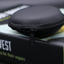 Hard Zipper Case Electronics Organizer Travel Ear Bud Equipment Bag