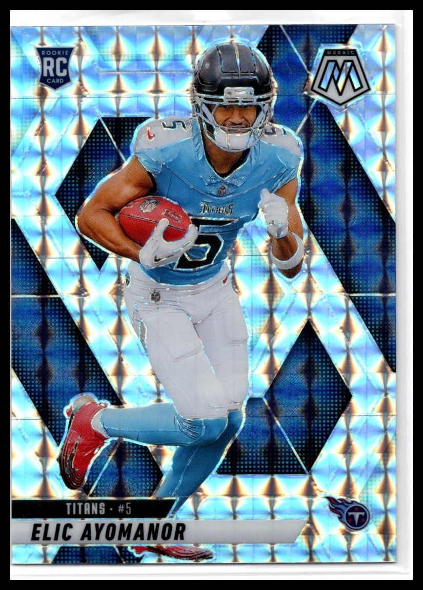 2025 Panini Mosaic #333 Elic Ayomanor Mosaic