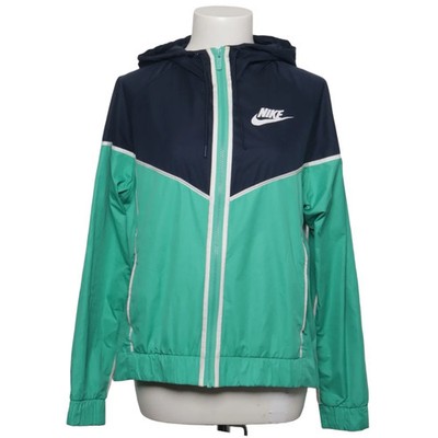 Nike, Trainingsjacke, Damen, Größe: M, Blau/Grün/Weiß, Recyceltes Polyester #fET