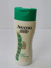 Aveeno Moisturizing Shower  Bath Oil Natural Colloidal Oatmeal 10 Fl Oz 1997 IT