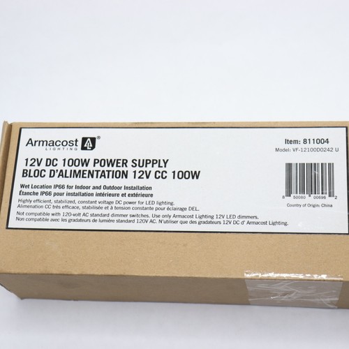 Armacost Lighting Standard Indoor/Outdoor Power Supply 100W 811004 - Picture 2 of 4