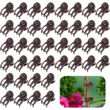 Orchid Plant Clips 40 Pcs Vine Support Clips for Climbing Plants Flower Stem