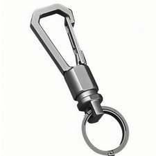 Titan Schnellverschluss 360° Schlüsselanhänger EDC Clip mit Schlüsselring