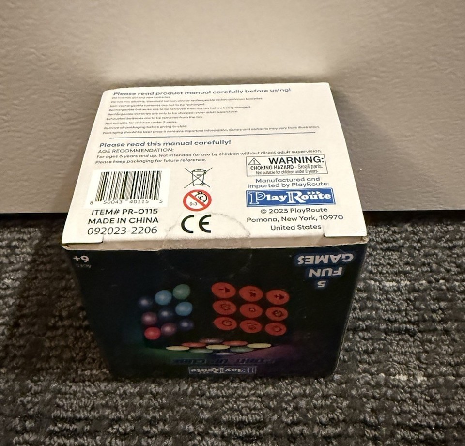 Electronic Brain & Memory Game Cube Fun Toy Gift Idea for Ages 12+ Year ...