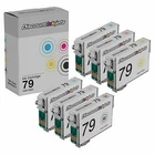 6 Pack Ink Cartridge for Epson T079 Artisan Stylus Photo Printer 1430 1400