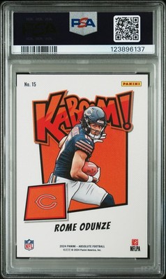 2024 Panini Absolute Kaboom! Horizontal Rome Odunze #15 PSA 10 | eBay