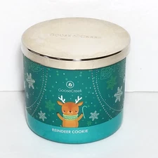 NEW Goose Creek Reindeer Cookie Candle 3 Wick Candle
