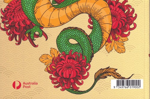 Weihnachtsinseln 2024 Prestige Markenheft ** MNH Year of Dragon Jahr des Drachen - Picture 2 of 2