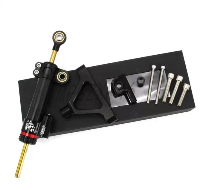 Steering Damper Stabilizer & Bracket Kit For Kawasaki Ninja ZX636 ZX6R 2007 2008 — 第 3/4 张图片