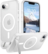 Temdan Magnetic Compatible with iPhone 16E Case, Built-in Invisible Kickstand...