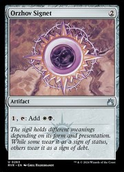 Orzhov Signet #263 Ravnica Remastered MTG