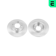 2x OPTIMAL Disque de frein Avant pour AUDI 80 B3 (89, 89Q, 8A, 893, 894, 8A2)