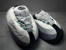CloudKicks Air Max 95 Inspired Plush Slippers - Hyper Turquoise -  One Size