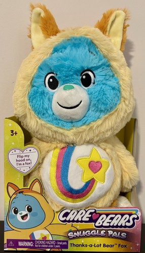 Care Bears Snuggle Pals Thanks-A-Lot Bear Fox Plush Toy - Brand New