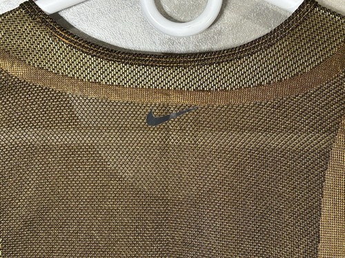 Nike Icon Clash Training Tank Top Gold Brown BV5332-790 Size XS Sheer Feel - Picture 8 of 8