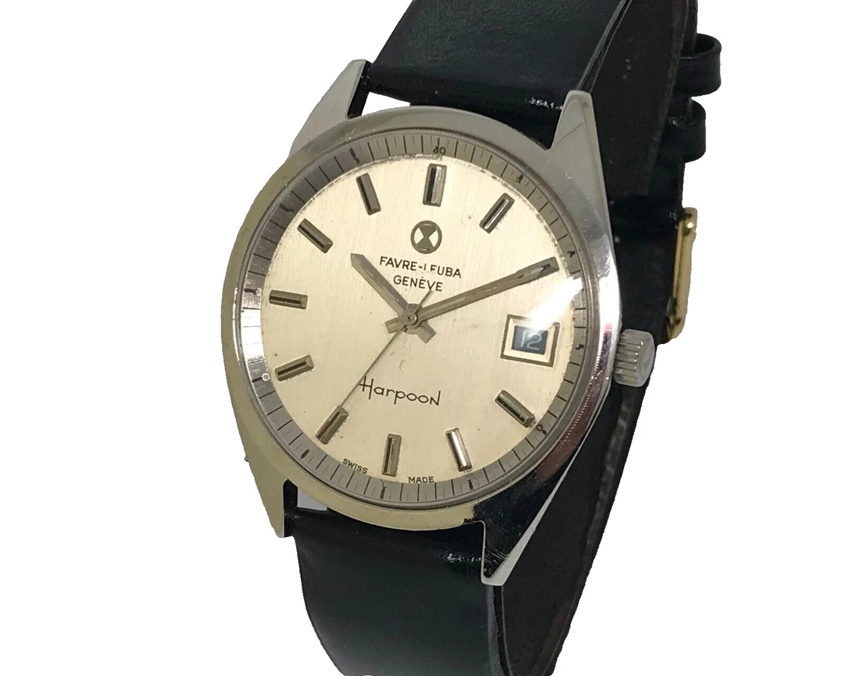 Vintage Rare Favre Leuba Harpoon Automatic winding Original dial